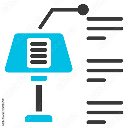 Keynote Glyph Blue Grey Icon
