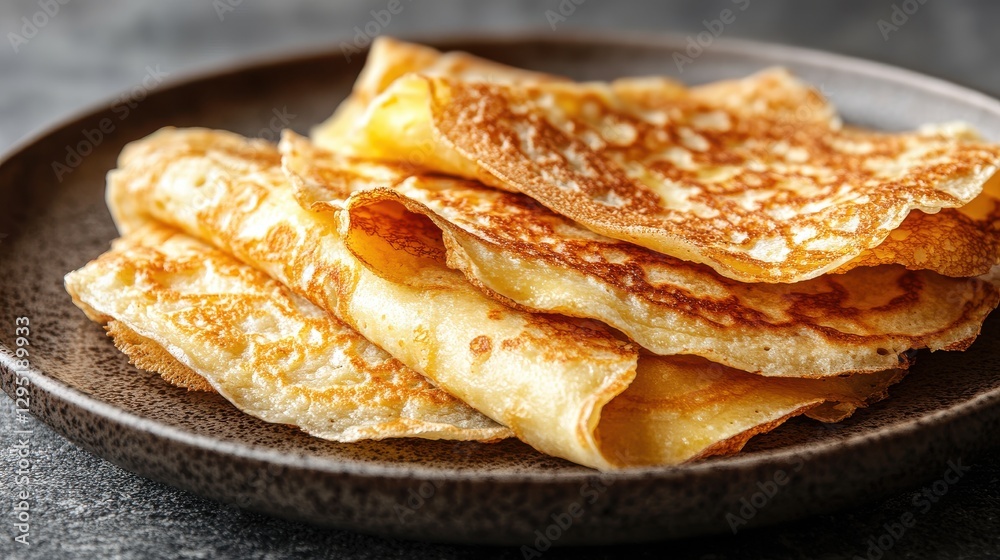 plate of pancake isolated on transparent background plate of pancake isolated on transparent background