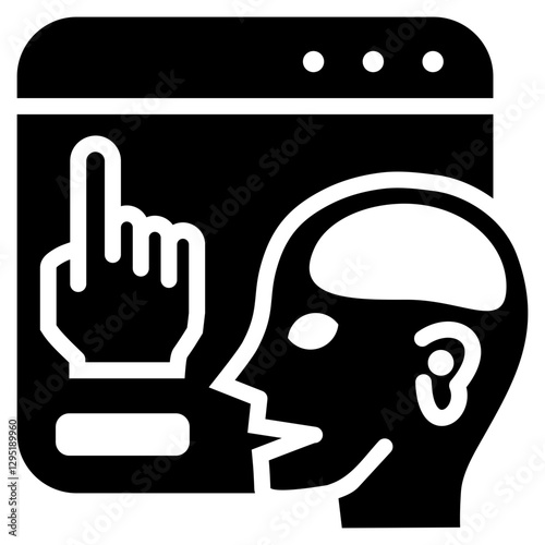 Accessibility Glyph Icon