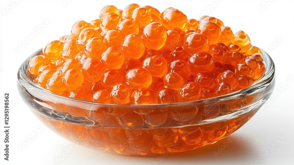 salmon roe or red caviar isolated catoon style salmon roe or red caviar isolated catoon style