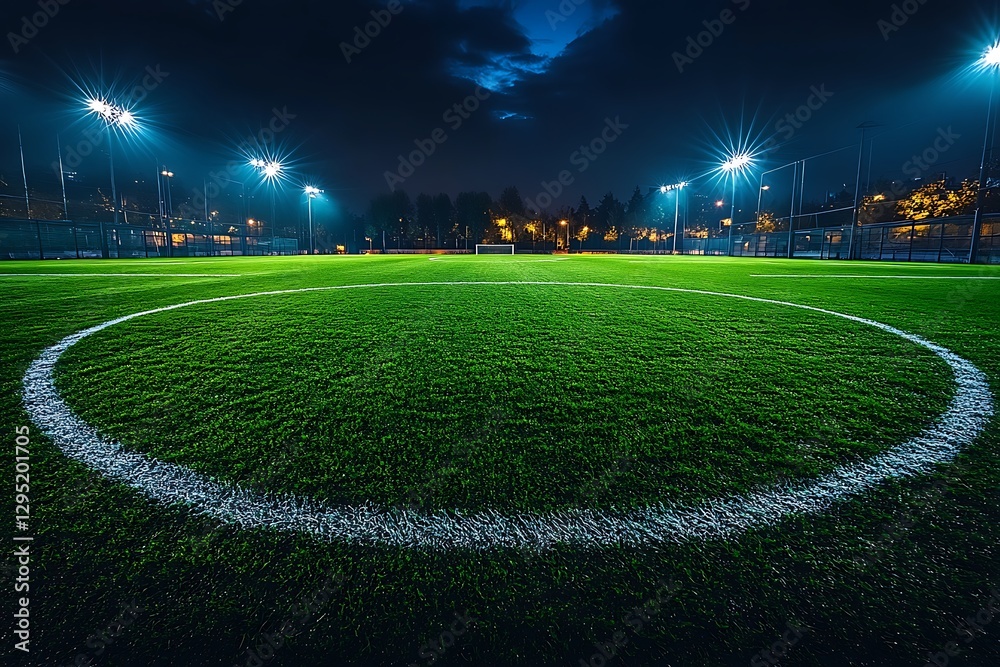 Soccer stadium field Soccer stadium field