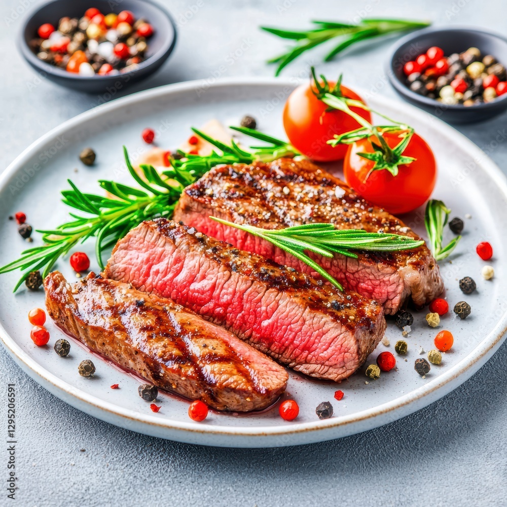Grilled steak culinary delight kitchen food photography comfortable setting close-up flavorful experience Grilled steak culinary delight kitchen food photography comfortable setting close-up flavorful experience