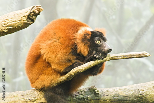 Red ruffled lemur