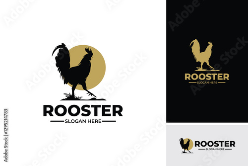 Rooster Chicken Logo Design Templates