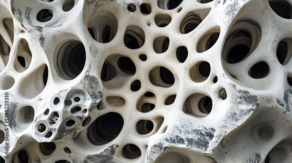 of stone granules forming an organic pattern with irregular shapes of stone granules forming an organic pattern with irregular shapes