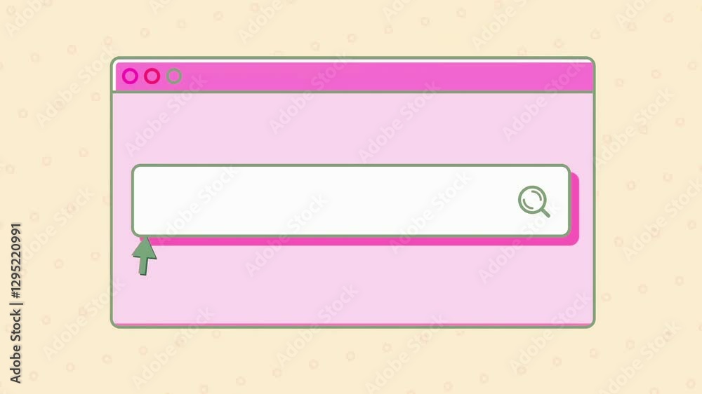 Creative search bar 4k intro, pink background with a pink ribbon vector Creative search bar 4k intro, pink background with a pink ribbon vector