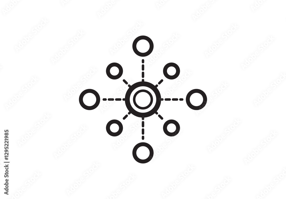 Obraz premium Multi channel icon