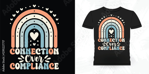 Funny Analyst Behavior Technician Vintage Behavior Therapist T-shirt Design