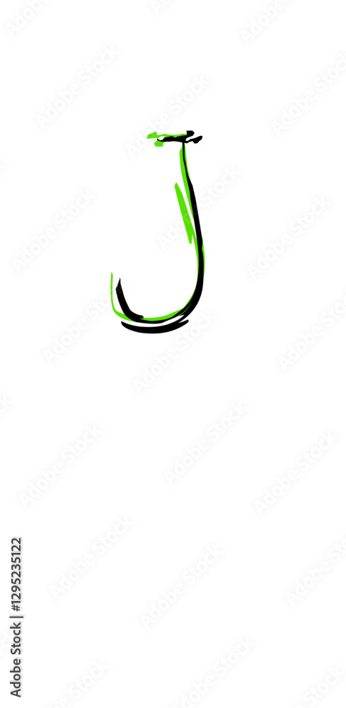 Green sketch Aphabet Green sketch Aphabet
