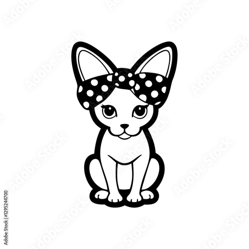 vector illustration of a cat
