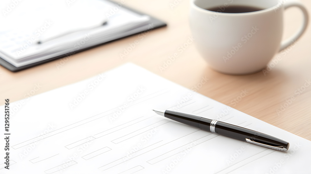 A fresh, untouched smart goal-setting worksheet sits on a smooth wooden desk, its clean lines and structured sections inviting the user to begin. A fine-point pen rests on the sheet, awaiting the A fresh, untouched smart goal-setting worksheet sits on a smooth wooden desk, its clean lines and structured sections inviting the user to begin. A fine-point pen rests on the sheet, awaiting the