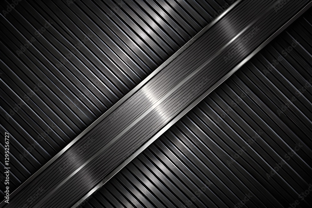 Obraz premium Black background Metallic Copy space for creating advertising posters banners milkyhexddway art design concept abstract gradient neon business Wallpaper flyer texture Stainless billboard gradient