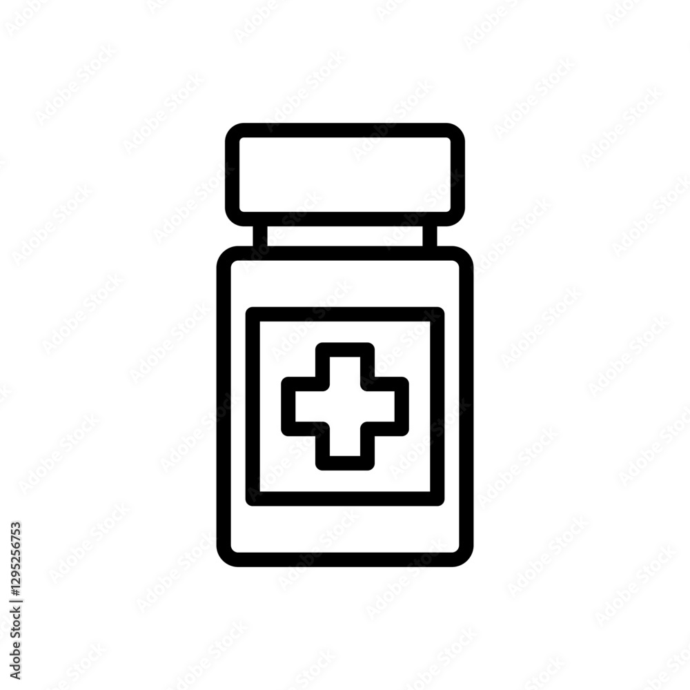 Medicine icon vector design in trendy style Medicine icon vector design in trendy style
