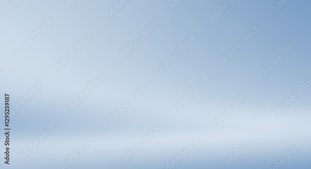 Obraz premium Abstract Light Blue Studio Background with Soft Gradient and Shadow