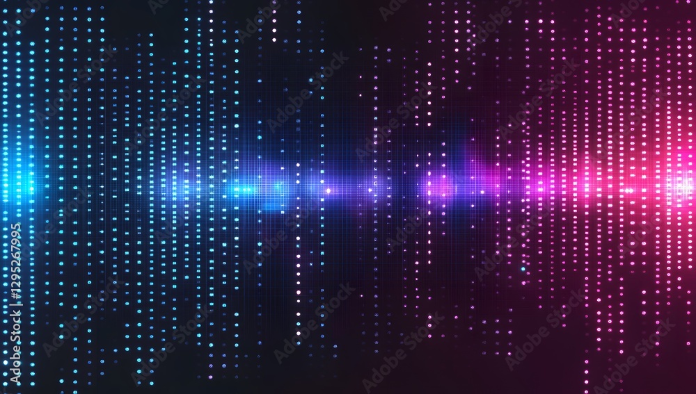 Digital Audio Waveform Visualized Digital Audio Waveform Visualized