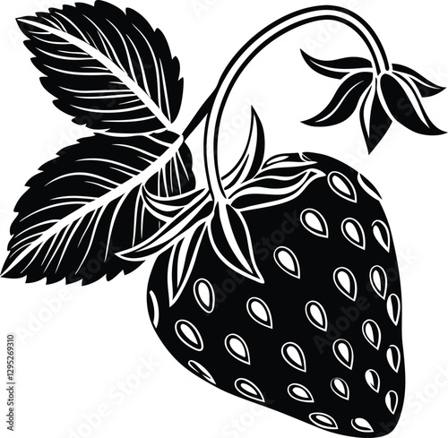 Fruitful Designs: Strawberry Logo Collection