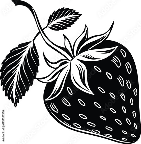 Fruitful Designs: Strawberry Logo Collection
