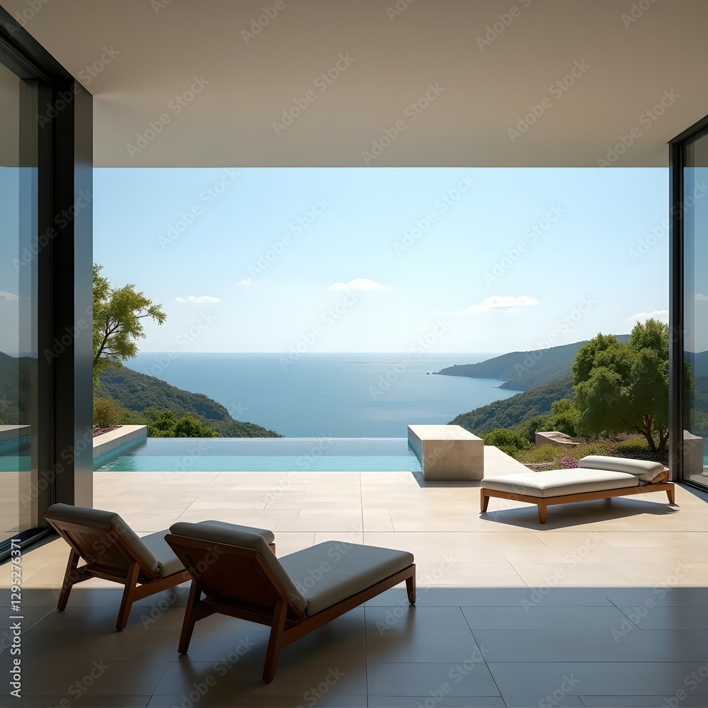 Naklejka premium Stylish meeting rooms and lounges