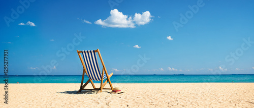 relaxing beach scene with e...
