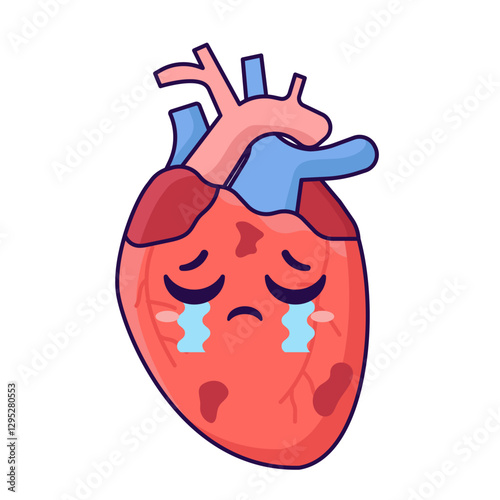 cute heart organ