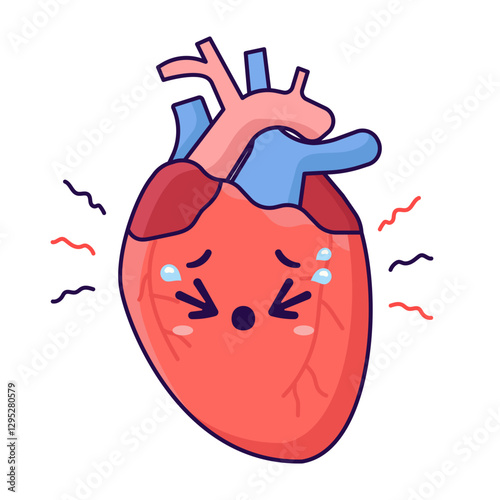 cute heart organ