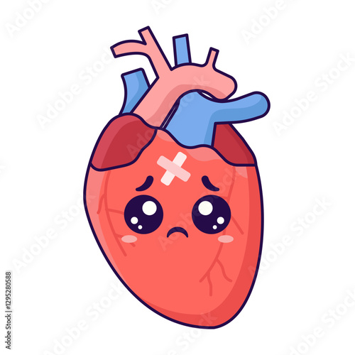 cute heart organ