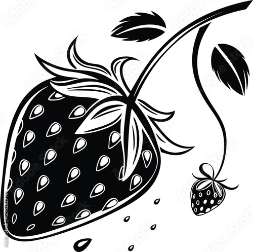 Scarlet Symbols: Unique Strawberry Logos