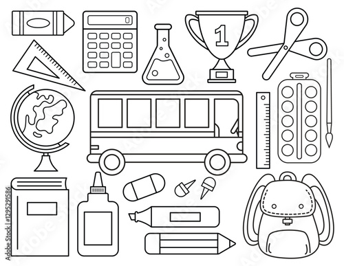 Back to School Coloring Page