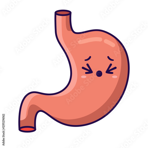cute stomach organ