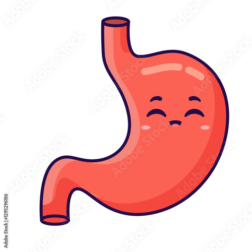cute stomach organ