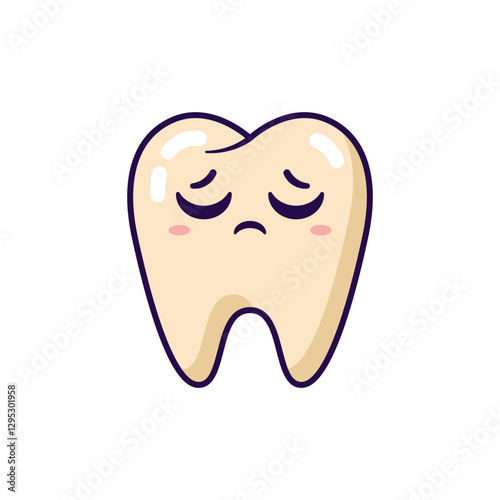 cute tooth cartoon
