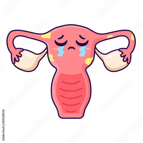 cute uterus organ