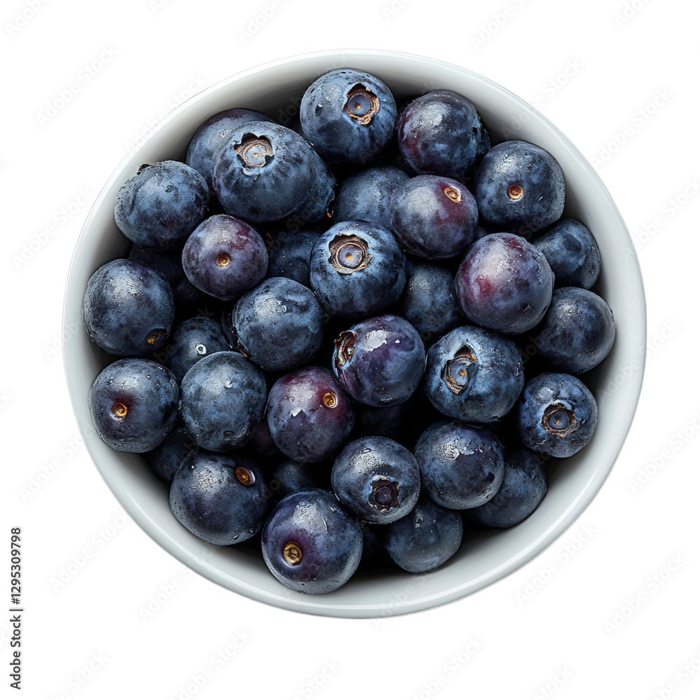 Fresh Blueberries in a Bowl - A Healthy and Delicious Treat Fresh Blueberries in a Bowl - A Healthy and Delicious Treat