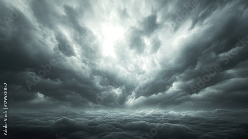 Stormy Sky Above Clouds
