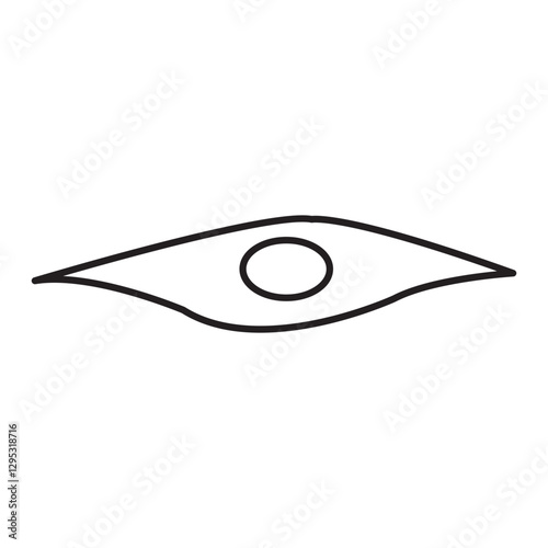 cell spindle line icon