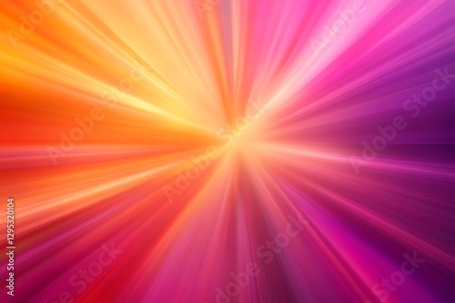 Abstract Colorful Radial Motion Background Design
