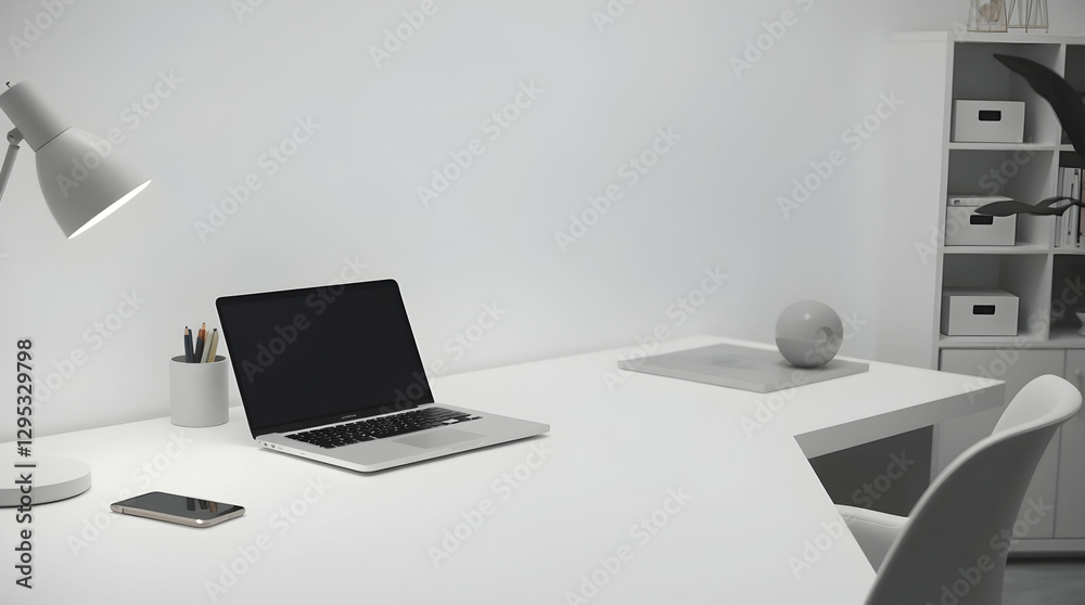 Fototapeta premium Minimalist & Clean Workspaces