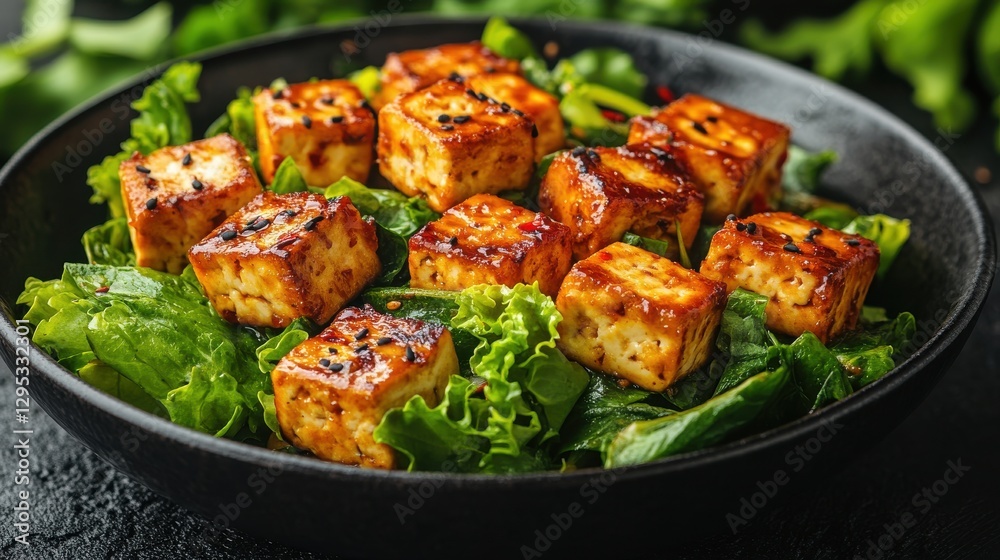 vegetable stir fry with tofu isolated catoon style vegetable stir fry with tofu isolated catoon style