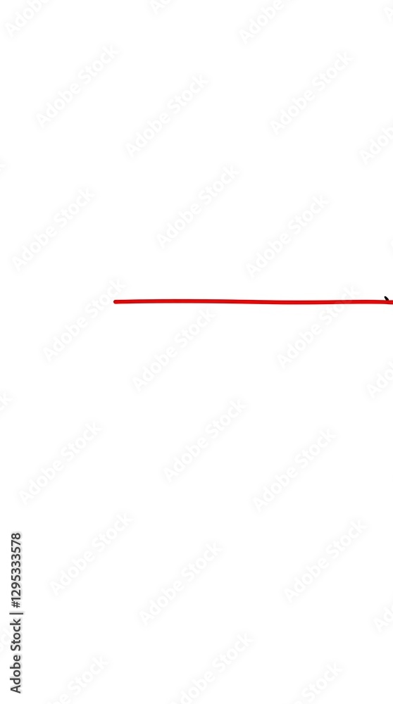 Abstract Digital Artwork Using A Minimalist Aesthetic, Featuring A Single Bold Red Line Against A Pure White Background, Representing A Balance Of Simplicity And Impact. Abstract Digital Artwork Using A Minimalist Aesthetic, Featuring A Single Bold Red Line Against A Pure White Background, Representing A Balance Of Simplicity And Impact.