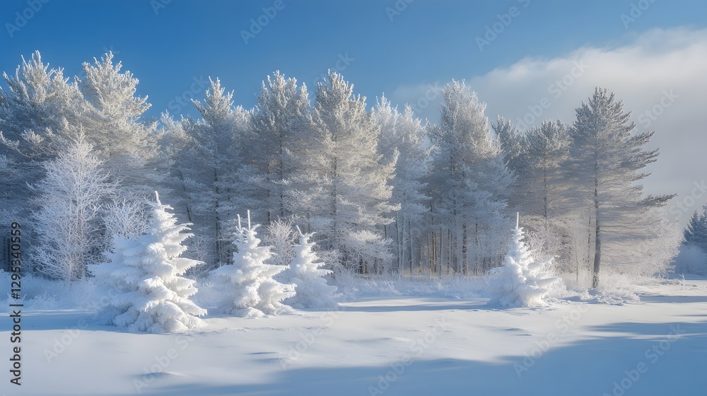 31. Pine trees covered in thick layers of ice, standing as resilient sentinels against the bitter winter cold 31. Pine trees covered in thick layers of ice, standing as resilient sentinels against the bitter winter cold