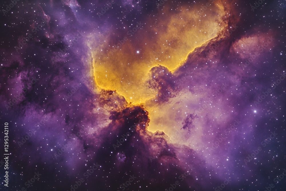 Fototapeta premium Colorful space nebula in deep universe