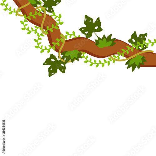 Creeping Leaves Illustration