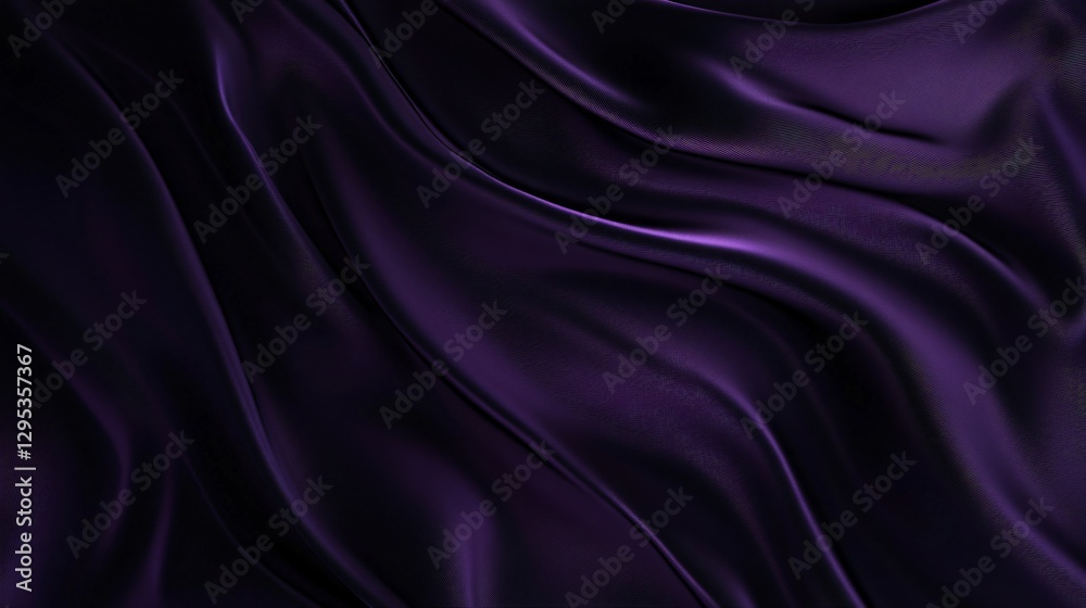 Luxurious Deep Purple Silk Drape Abstract Background Texture Luxurious Deep Purple Silk Drape Abstract Background Texture
