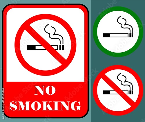 no smoking signs
