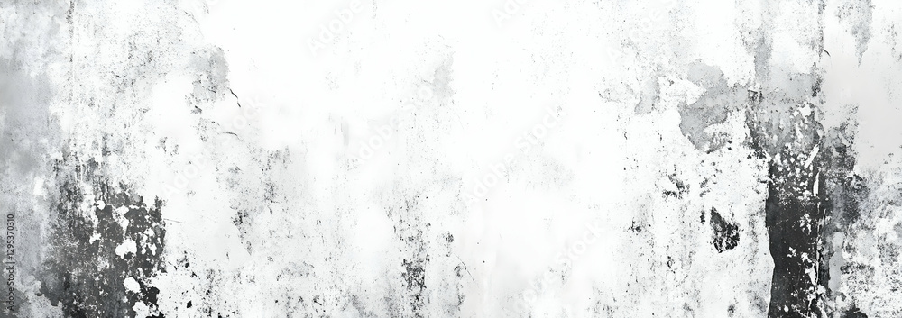 Obraz premium Monochrome Grungy Texture with Weathered Surface, Capturing the Beauty of Decay in a Seamless Pattern Suitable for Backgrounds and Artistic Overlays