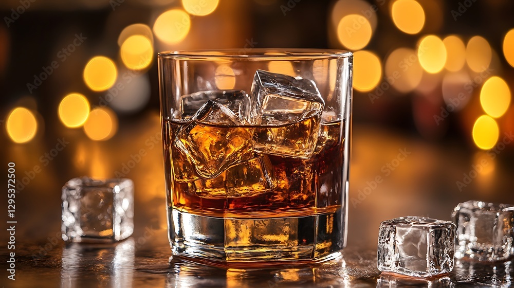 Whiskey on the Rocks: A Luxurious Evening Whiskey on the Rocks: A Luxurious Evening