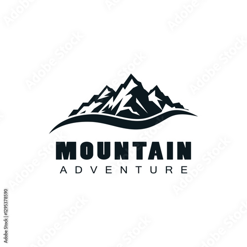 Mountain logo vector template symbol design
