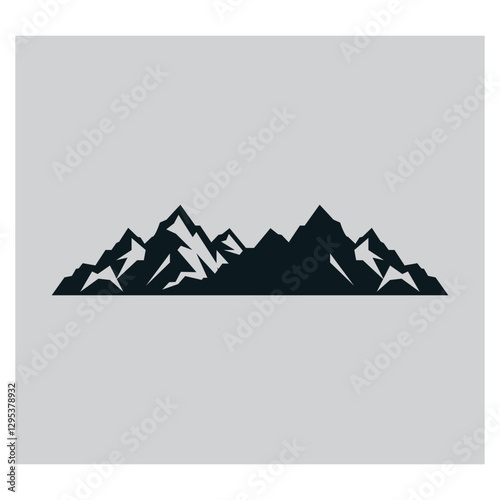 Mountain logo vector template symbol design
