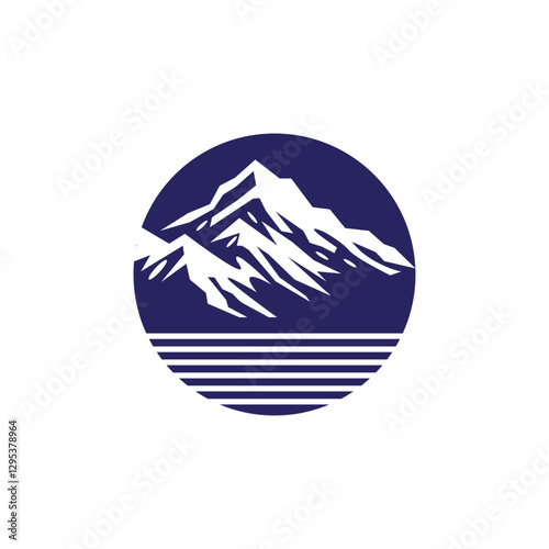 Mountain logo vector template symbol design