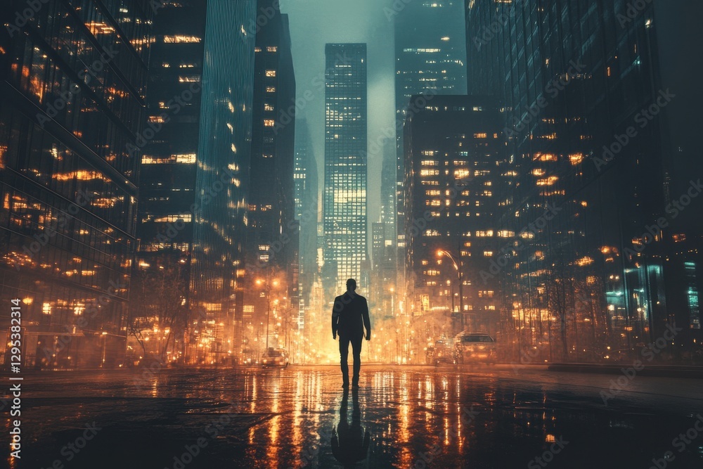 Mist and Its Transformative Power Revealing City Architectural Brilliance After Dark Mist and Its Transformative Power Revealing City Architectural Brilliance After Dark